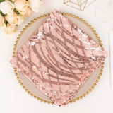 Blush Wave Sequin Napkins
