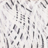 White And Black Embroidered Sequin Mesh Napkins White And Black Embroidered Sequin Mesh Napkins