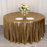 Antique Gold Polyester Tablecloth