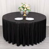 Black Polyester Tablecloth