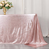Rose Gold Shimmer Sequin Dots Tablecloth