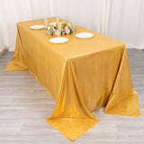 Gold Elegant Rectangular Tablecloth